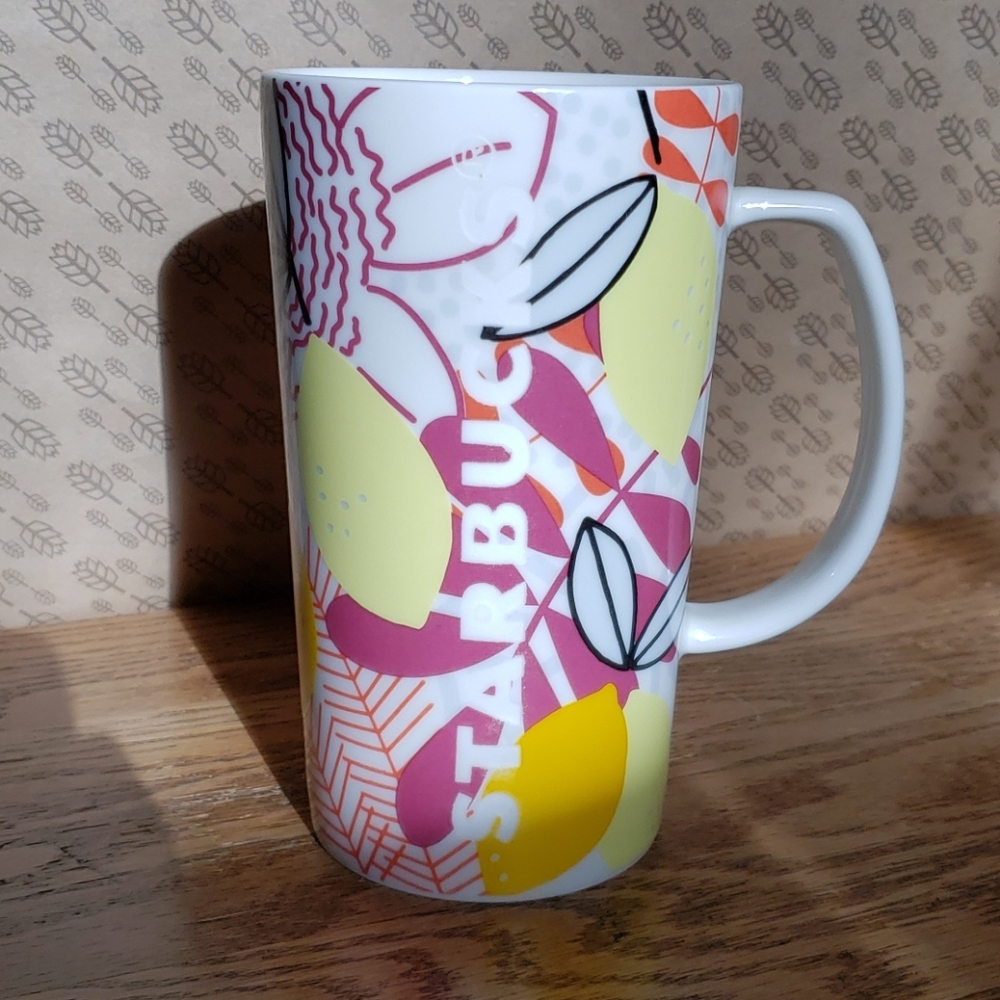 Starbucks, Flowers and Lemons Mug